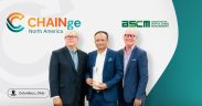 Blue Ocean Corporation receiving recognition as ASCM’s No. 1 Global Partner in supply chain training and consulting at CHAINge Conference 2025.